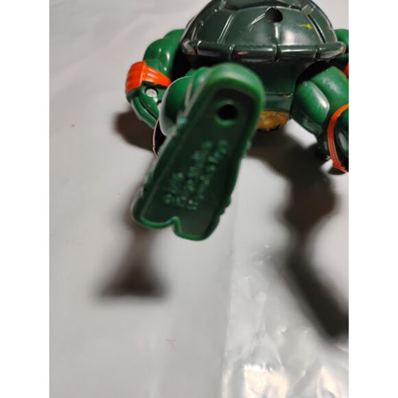 Vintage Teenage Mutant Ninja Turtles TMNT 1996 Coil Force Michelangelo Figure - Picture 7 of 9